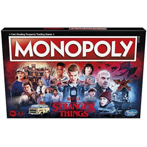Monopoly: Netflix Stranger Things Edition Board Game For Adults And Teens Ages 14+, Game For 2-6 Players, Inspired By Stranger Things Season 4, Multicolor