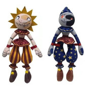 Ktveih Sun And Moon Plush Toy Set Stuffed Animal Doll Fan Made Plushies For Boy Girl Plush Gift 2Pcs