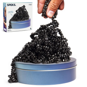 Speks Crags Ferrite Putty, Over 1,000 Ferrite Stones In A Matte Metal Tin, Seriously Satisfying Fidget Toys For Adults And Desk Toys For Office - Blue Gradient, 650G