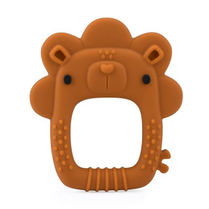 Loulou Lollipop Wild Silicone Baby Teether - Lion