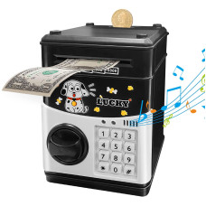 Atm Piggy Bank For Boys Girls, Electronic Money Bank With Password (Doggy)