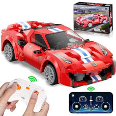 Stem Projects For Kids Ages 6, 8, 12, Remote & App Controlled Racing Car Building Toys, Sports Race Car Model Build Blocks Stem Kit, 306Pcs Vehicle Educational Toy For Girls Boys 7 9 10 11+ Years Old
