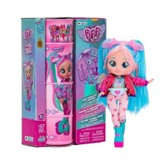 Cry Babies Bff Bruny Fashion Doll With 9+ Surprises Including Outfit And Accessories For Fashion Toy, Girls And Boys Ages 4 And Up, 7.8 Inch Doll, Multicolor
