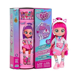 Cry Babies Bff Daisy Fashion Doll With 9+ Surprises Including Outfit And Accessories For Fashion Toy, Girls And Boys Ages 4 And Up, 7.8 Inch Doll, Multicolor