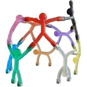 Magmen X3: The Ultimate Stretchy, Bendable Magnetic Men - Super Strength For Epic Travel Fun, Playtime & On-The-Go Entertainment! For Kids Ages 3+ 10 Solid