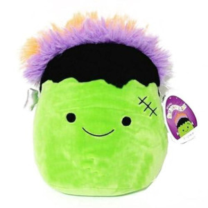 Squishmallow Official Kellytoy Halloween Squishy Soft Plush Toy Animals (Frankie Monster Squishdoos, 8 Inch)