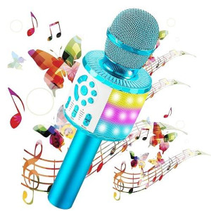 Kids Microphone For 3 4 5 6+ Year Old Boy Girl Birthday Gift,Karaoke Machine For Kids,Birthday Gifts For 3 4 5 6+ Year Old Girls Boys