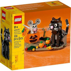 Lego Halloween Cat & Mouse 40570 Building Kit, Whimsical Halloween D