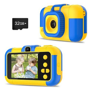Kids Camera, Upgrade 1080P Hd Camera For Kids With 32Gb Card, 40Mp Kids Digital Camera For Boys Girls Age 3-12, Perfect Christmas Birthday Festival Gifts For Toddler