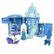 Mattel Disney Frozen Toys, Elsa Ice Palace Storytime Stackers, Castle Doll House Playset, Small Doll & 8 Accessories, Inspired By The Movie
