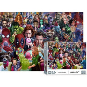 Puzzles For Adults 1000 Pieces, Marvel Avengers Assemble Puzzle, Anti-Glare & Precision Fit Unique Superhero Collection, Ideal Gift For Marvel Fans & Family Bonding Activity