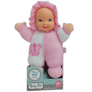 Baby'S First Doll, Soft & Snuggle Bunny Toy, Machine Washable Doll, Lifelike Features, For Ages 0+