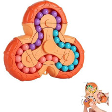 Yudansi Magic Bean Puzzle Toy, Rotating Magic Bean Fidget Toys 2-In-1, Magic Ball Brain Teaser Stem Game, Gift For Kids Boys Girls Age 3+, 5-7, 8-12, Teen, Adult For Holiday Birthday Graduation Gifts