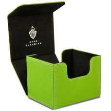 Card Guardian - Premium Deck Box (Lime Green) For 100+ Cards For Trading Card Games And Sports Cards