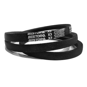 Bestorq A139 V-Belt, Classic Wrapped Rubber X3 V-Belt, Black, 141" Outside Circumference X .51" Width X .34" Height, Pack Of 10