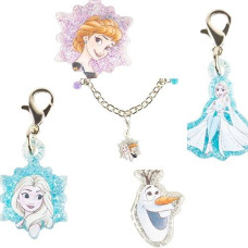 Luv Her Frozen Add A Charm Toy Bracelet And Costume Jewelry Box Set With 1 Charm Bracelet & 5 Interchangeable Charms - Ages 3+
