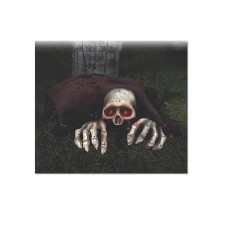 Light-Up Skele-Peeper grave Breaker Halloween Decor