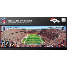 Denver Broncos 1000Pc Panoramic Puzzle - End Zone