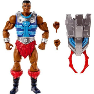 Masters Of The Universe Masterverse Action Figure Clamp Champ, Collectible With 30 Articulations, Claw Arm, Swappable Hands And Heads