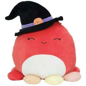 Squishmallow Official Kellytoy Halloween Squishy Soft Plush Toy Animals (Detra The Octopus Witch, 12 Inch)