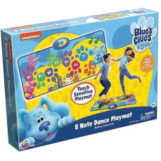 Blue'S Clues & You: 8 Note Dance Playmat - Includes 4 Sounds & Memory Game Options, 31' X 13.75' Musical Mat, Ages 3+