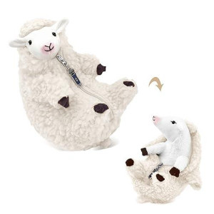 Agrimony Cute Shaved Sheep Stuffed Animals Kawaii Lamb Plush Toys Valentines Day Mothers Day Birthday Easter Funny Gifts For Women Girls Boys Kids Teens Small Plushies Sheep Decor