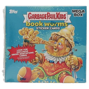 Garbage Pail Kids Garbage Paul Kids Book Worms Sticker Cards Mega Box