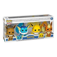 Funko Pop! Pokemon - Ultimate 4-Pack Eevee, Vaporeon, Jolteon, Flareon