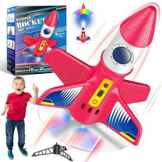 Electric Rocket Launcher Toys For Kids: Model Rocket Science Kit Kids Backyard Games Outdoor Toys For 6 7 8 9 10 11 12 Year Old Boys&Girls Cool Easter Birthday Gifts Outside Toy For Kid Age 6-12