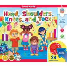 Head, Shoulders, Knees, & Toe puzzle WSound 24pc