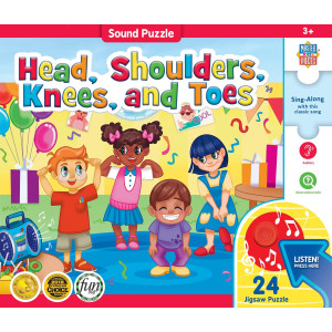 Head, Shoulders, Knees, & Toe puzzle WSound 24pc