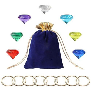 Blue Hedgehog Bag Include Acrylic Diamond gems gold Power Rings Birthday Party Favor Supplies Party Decoration For Kids Party
