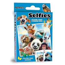 Masterpieces Kids Games - Selfies Playing Cards For Adults, Kids, And Family