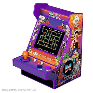 My Arcade Data East Hits Nano Player - 4.5 Fully Playable Portable Mini Arcade Machine With 208 Retro Games, 2.4 Screen Color Display