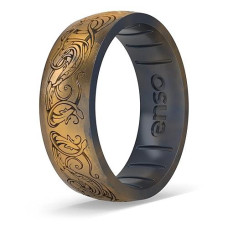 Enso Rings Lord Of The Rings Collection - Comfortable Silicone Rings - Saruman'S Spell - Size 5