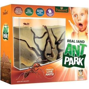 Tigerific Ant Farm For Live Ants - Real Sand Ant Colony Kit For Kids -Fun Science Habitat Set For Children, Watch Ants Dig Tunnels, Carry Sand, Hide And Drag Their Food