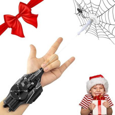 Spider Web Shooters For Kids, Web Launcher String Shooters Toy, Cool Stuff Fun Toys For Superhero Role-Play, 9.4Ft Real Rope Launcher, Cool Gadgets Great For Men And Kids