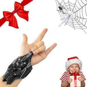 Spider Web Shooters For Kids, Web Launcher String Shooters Toy, Cool Stuff Fun Toys For Superhero Role-Play, 9.4Ft Real Rope Launcher, Cool Gadgets Great For Men And Kids
