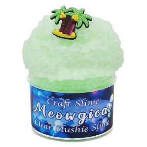 Flipnex Fluffy Slime Butter Slime Diy Slime Mud Supplies Kit Stress Relief Toy Scented Slime Toy Education Party Favor Gift And Birthday 6 Colors Fluffy Soft Super Light Clay Floam (6 Colors) (Green)