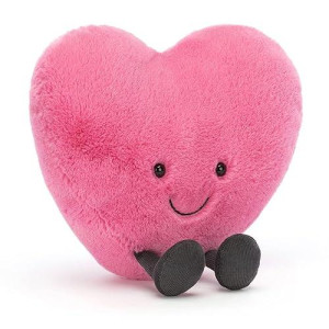 Jellycat Amuseables Pink Heart Stuffed Plush | Valentine'S Day Gifts For Kids, Boys, Girls, Teens, Men And Women