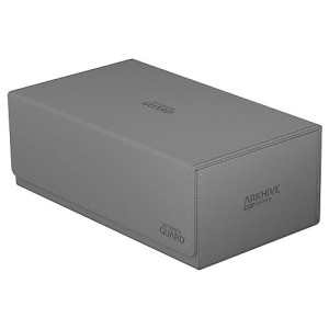 Ultimate Guard Arkhive 800+, Deck Case For 800 Double-Sleeved Tcg Cards, Grey, Compatible With Boulders, Magnetic Closure & Microfiber Inner Lining