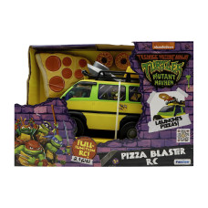 Tmnt, Teenage Mutant Ninja Turtles Pizza Blaster Rc Movie Edition - Fun 2.4Ghz Remote Control Vehicle W/6 Foam Pizza Launchers - Ages 5+