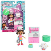 Gabby'S Dollhouse, Lunch And Munch Kitchen Set With 2 Toy Figures, Accessories And Furniture Piece, Kids� Toys For Ages 3 And Above