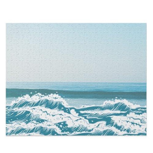 Onetify Beach Waves Jigsaw Puzzle 500-Piece