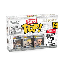 Funko Bitty Pop! Harry Potter Mini Collectible Toys - Harry Potter, Draco Malfoy, Dobby & Mystery Chase Figure (Styles May Vary) 4-Pack