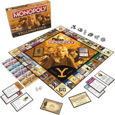 Monopoly: Yellowstone | Buy, Sell, Trade Spaces Featuring Locations From The Paramount Network Show | Collectible Classic Monopoly Game | Officially-Licensed, Yellowstone Game & Merchandise, 6 Players