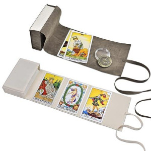 Knana 3Pcs Velvet Tarot Bags Set - Tarot Cards Holder Bag,Tarot Card Pouches,Tarot Carrying Bag For Tarot Cards And Oracle Decks - White&Gray