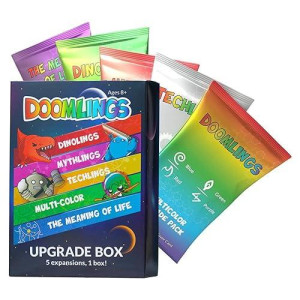 Doomlings Upgrade Pack Card Game - 5 Expansion Pack (81 Total Cards Included)