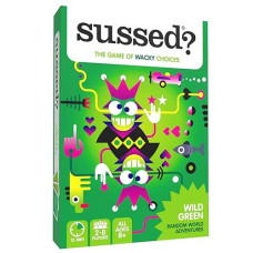 Sussed The Game Of Wacky Choices - Travel Games & Social Card Game For Kids & Adults - Conversation Cards For Camping & Road Trips - Wild Green Deck