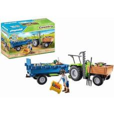 Playmobil Harvester Tractor With Trailer